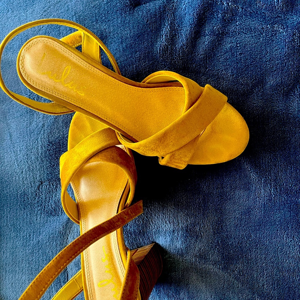 Lulus heels. Size 7. Used once